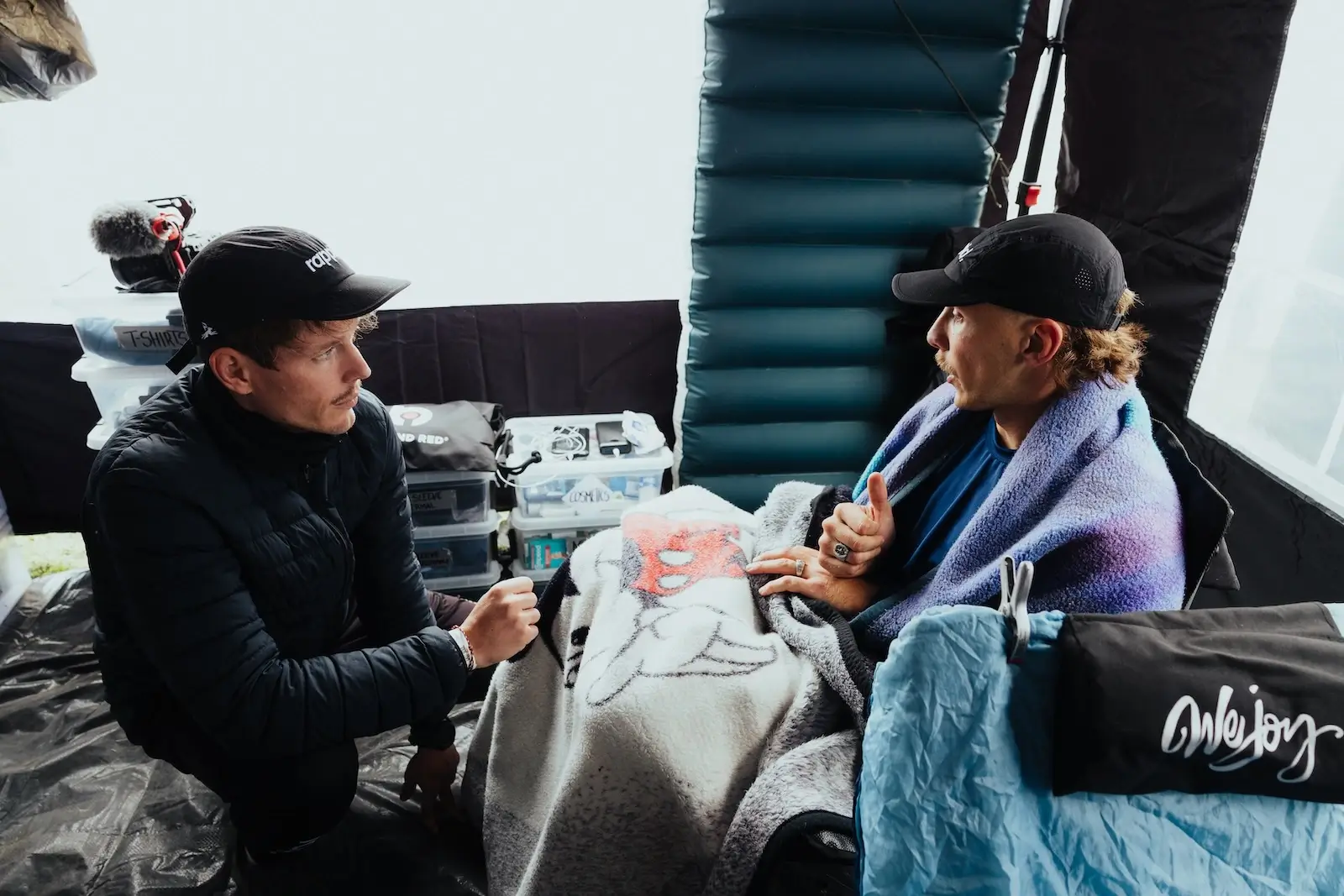 Coach Ben Pages coaching Aleks at Last Soul Standing event